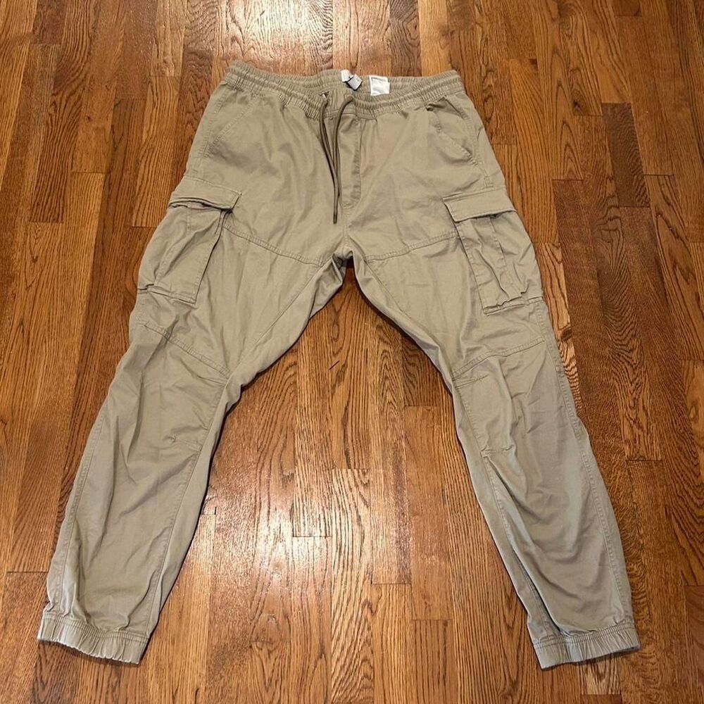 H-m Men's Tan and Khaki Trousers